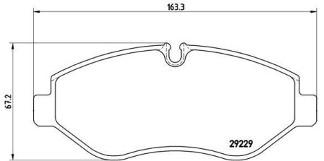 Гальмівні колодки, дискові BREMBO PA6 026