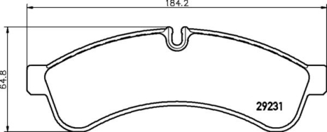 Гальмівні колодки, дискові BREMBO PA6030