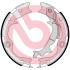 Тормозные колодки барабанные BREMBO S30 537 (фото 1)