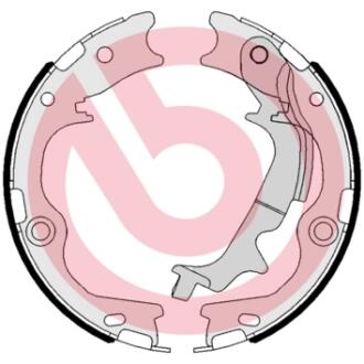 Тормозные колодки барабанные BREMBO S30 537