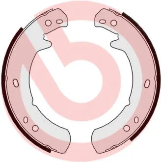 Тормозные колодки барабанные BREMBO S44 507