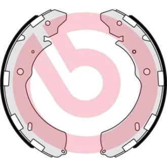 Тормозные колодки барабанные BREMBO S54523