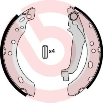 Тормозные колодки барабанные BREMBO S56 507