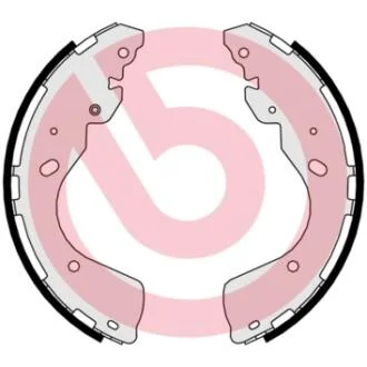 Тормозные колодки барабанные BREMBO S56 547