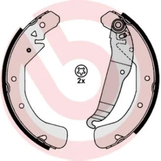 Гальмівні колодки барабанні BREMBO S59517