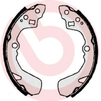 Тормозные колодки барабанные BREMBO S79 515