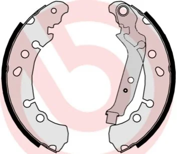 Тормозные колодки барабанные BREMBO S83 513 (фото 1)
