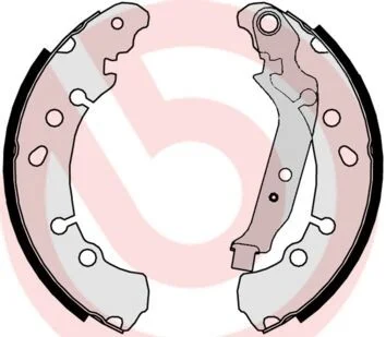 Тормозные колодки барабанные BREMBO S83 513