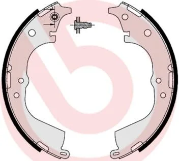 Тормозные колодки барабанные BREMBO S83 537