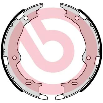 Колодки гальмівні барабанні (комплект 4 шт) BREMBO S83572