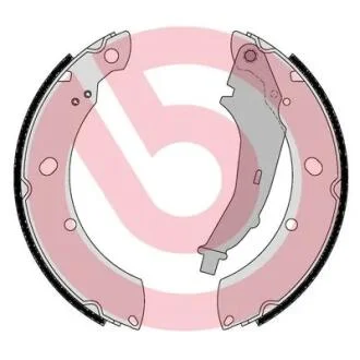 Тормозные колодки барабанные BREMBO S85 544