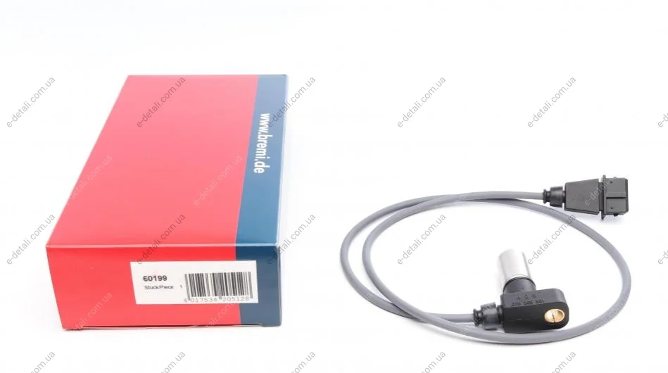 Датчик положения коленвала Audi 80/100/A4/A6/A8 2.0-4.2 85-00 BREMI 60199 (фото 1)