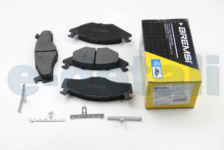 Тормозные колодки пер. Golf II/III/Jetta I/II/Passat -97 BREMSI BP2261