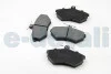 Тормозные колодки пер. Caddy II/Golf IV 91-06 (TRW) BREMSI BP2531 (фото 2)