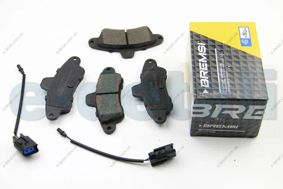 Тормозные колодки зад. Ford Mondeo 93-00 (Bendix) (115,8x53,7x15) BREMSI BP2562 (фото 1)