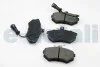Тормозные колодки пер. Audi 80/100 78-96 (TRW) (119x70x19,6) с датчиком BREMSI BP2643 (фото 2)