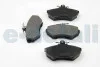 Тормозные колодки пер. AUDI A4/SEAT CORDOBA/VW PASSAT 1.6-1.9DH 94-02 (TRW) BREMSI BP2674 (фото 1)