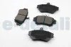 Гальмівні колодки пер. MITSUBISHI COLT/SMART FORFOUR/VOLVO S40 I/V40 95-12 (TRW) BREMSI BP2703 (фото 2)
