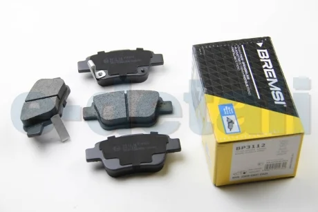 Тормозные колодки зад. Toyota Avensis 00-08 (Bosch) BREMSI BP3112
