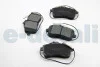 Тормозные колодки пер. Peugeot 407 04- (TRW) (131,4x66,8x19,5) BREMSI BP3182 (фото 2)