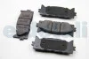 Тормозные колодки пер. Toyota Camry 06-11 (akebono) BREMSI BP3253 (фото 2)