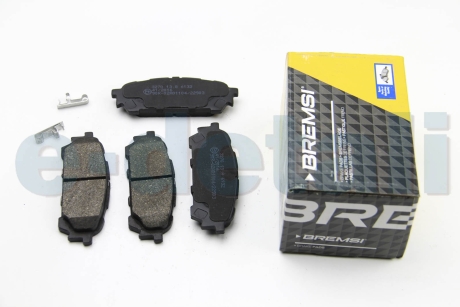 Тормозные колодки зад. Subaru Impreza 00- (akebono) BREMSI BP3270