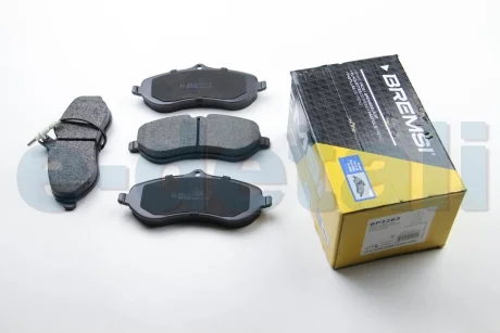 Тормозные колодки пер. Scudo/Expert 07- BREMSI BP3283
