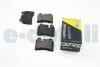 Тормозные колодки зад. VW Touareg 02-10 (brembo) BREMSI BP3302 (фото 1)