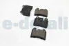 Тормозные колодки зад. VW Touareg 02-10 (brembo) BREMSI BP3302 (фото 2)