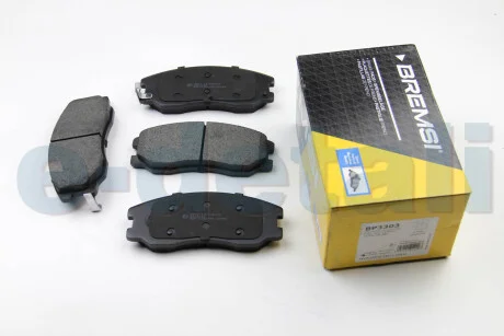 Тормозные колодки пер. Chevrolet Captiva 06- (akebono) BREMSI BP3303