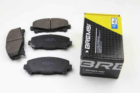 Тормозные колодки пер. Honda Accord VIII 08- (akebono) BREMSI BP3373 (фото 1)