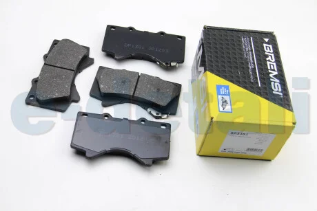 Тормозные колодки пер. Toyota Land Cruiser 08- (advics) BREMSI BP3381
