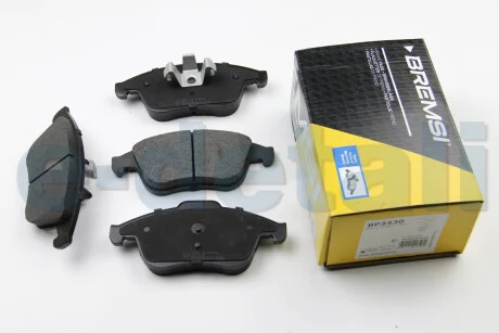 Тормозные колодки пер. Renault Laguna 07-/Megane 12- (ATE) (155,3x63x18) BREMSI BP3430