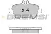 Гальмівні колодки зад. Mercedes Benz C117/W176/W246 BREMSI BP3469 (фото 1)