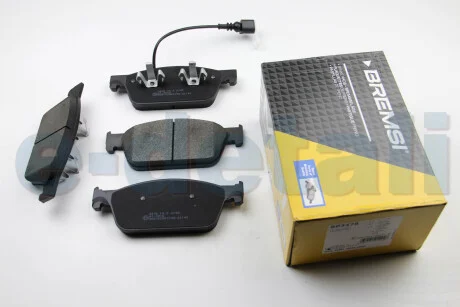 Тормозные колодки пер. T5 09- (R17) BREMSI BP3478