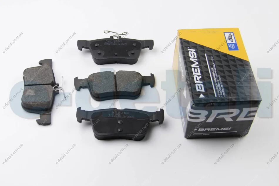 Тормозные колодки Focus/Kuga/Mondeo 12- BREMSI BP3637 (фото 1)