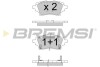 Тормозные колодки зад. Toyota Camry 17-/Rav4 18-/Lexus RX 15- BREMSI BP3796 (фото 1)