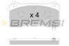 Гальмівні колодки перед. TESLA MODEL 3 17- (BREMBO) BREMSI BP3900 (фото 1)