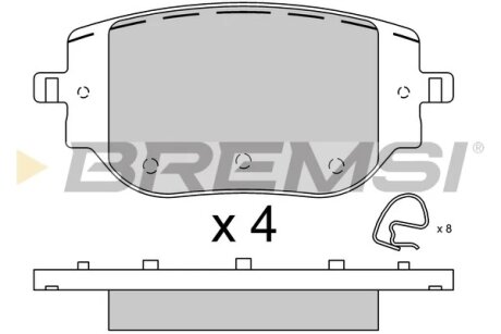Гальмівні колодки зад. Jumpy 16- BREMSI BP3916