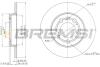 Гальмівний диск задн. Octavia/Golf/Bora/Jetta/A3 97-10 BREMSI CD7155S (фото 1)