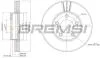 Тормозной диск перед. Mazda 3/5 03- (278x25) BREMSI CD7311V (фото 1)