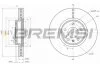 Гальмівний диск перед. AUDI Q5 2.0-3.0 08-17 BREMSI CD8761V (фото 1)