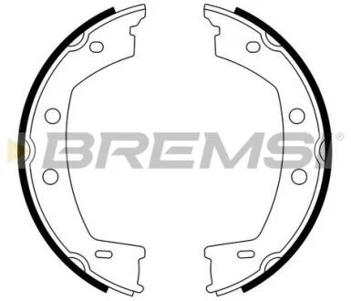 Гальмівні колодки зад. FREELANDER 2.0-3.2 06-14 (LUCAS GIRLING) BREMSI GF0442