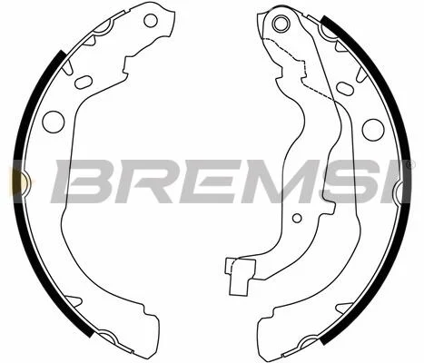 Гальмівні колодки зад. Duster/Duster 11- BREMSI GF0447 (фото 1)