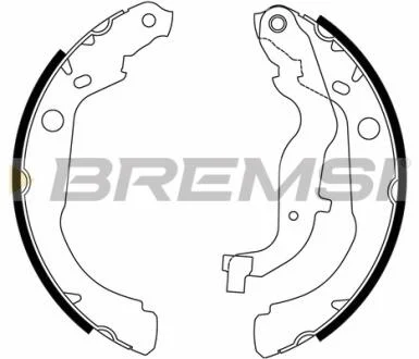 Гальмівні колодки зад. Duster/Duster 11- BREMSI GF0447