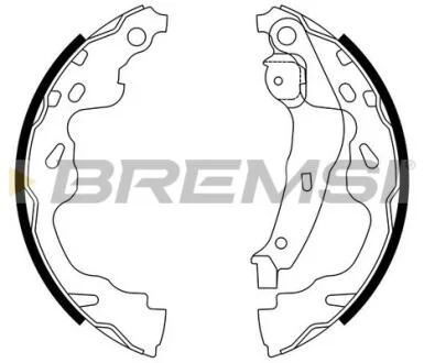 Гальмівні колодки зад. YARIS 1.0-1.5 99-05 (BOSCH) BREMSI GF0961