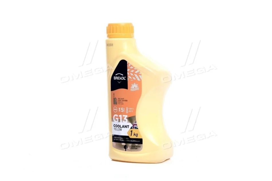 Антифриз YELLOW G13 Antifreeze (желтый)) 1kg BREXOL Antf-017 (фото 1)