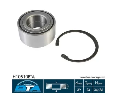 Подшипник колеса, комплект BTA H10510BTA