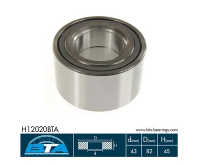 Підшипник колеса,комплект BTA H12020BTA