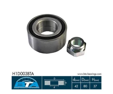 Подшипник колеса, комплект BTA H1D003BTA